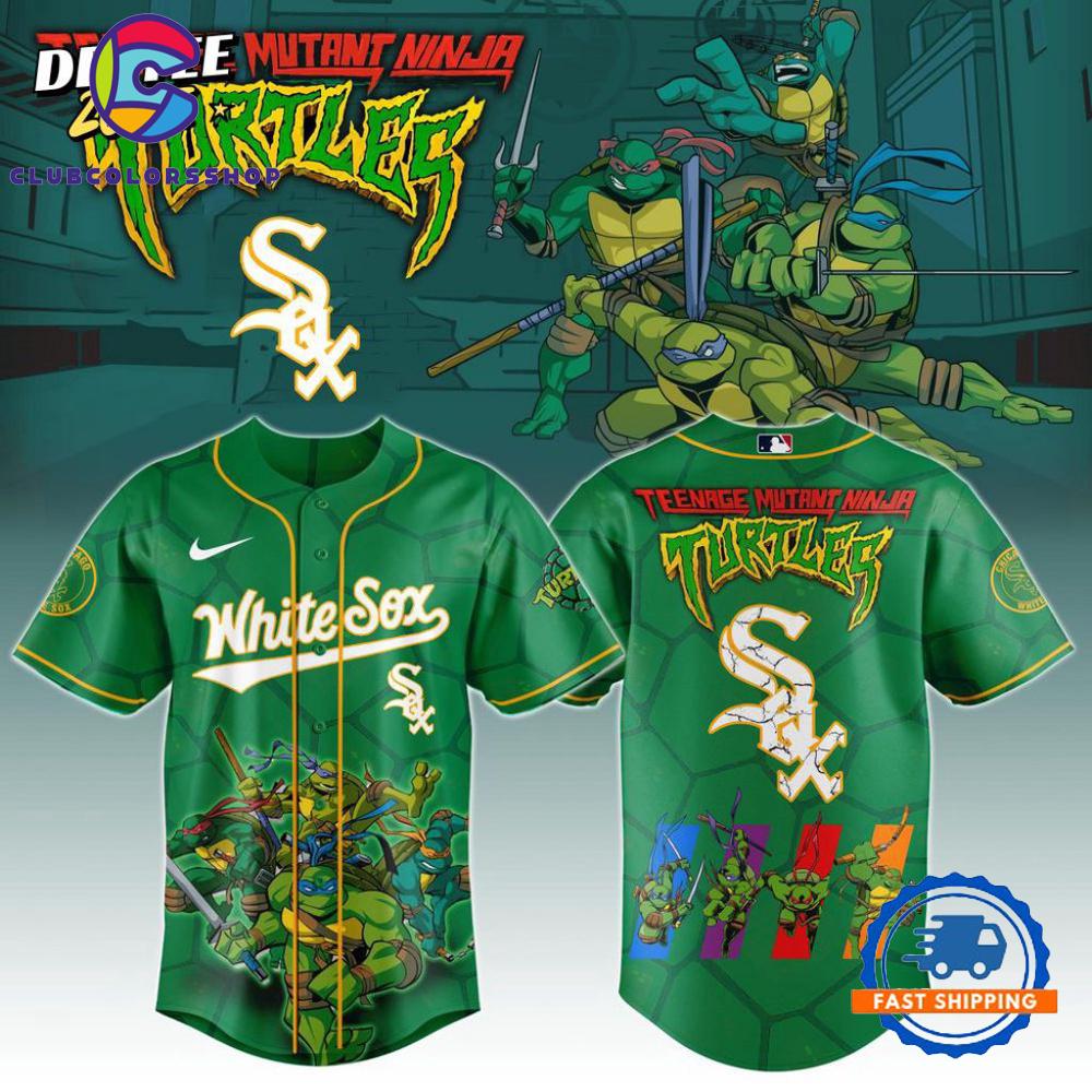 MLB Chicago White Sox x Teenage Mutant Ninja Turtles Baseball Jersey