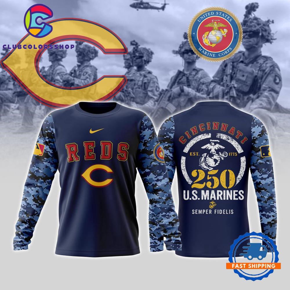 MLB Cincinnati Reds USMC 250th Birthday Design T Shirt, Hoodie, Sweatshirt MLB Cincinnati Reds USMC 250th Birthday Design T Shirt, Hoodie, Sweatshirt