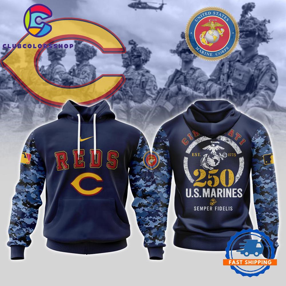 MLB Cincinnati Reds USMC 250th Birthday Design T Shirt, Hoodie, Sweatshirt MLB Cincinnati Reds USMC 250th Birthday Design T Shirt, Hoodie, Sweatshirt