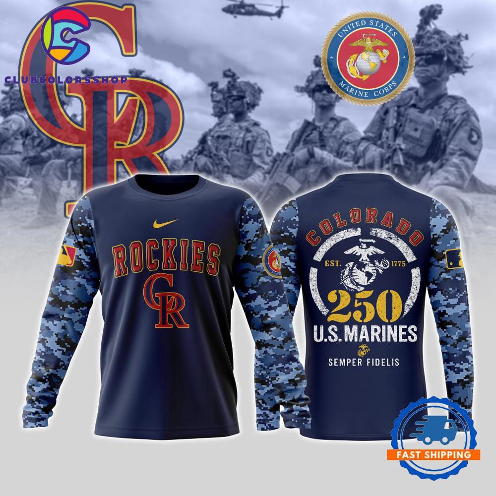 MLB Colorado Rockies USMC 250th Birthday Design T Shirt, Hoodie, Sweatshirt MLB Colorado Rockies USMC 250th Birthday Design T Shirt, Hoodie, Sweatshirt
