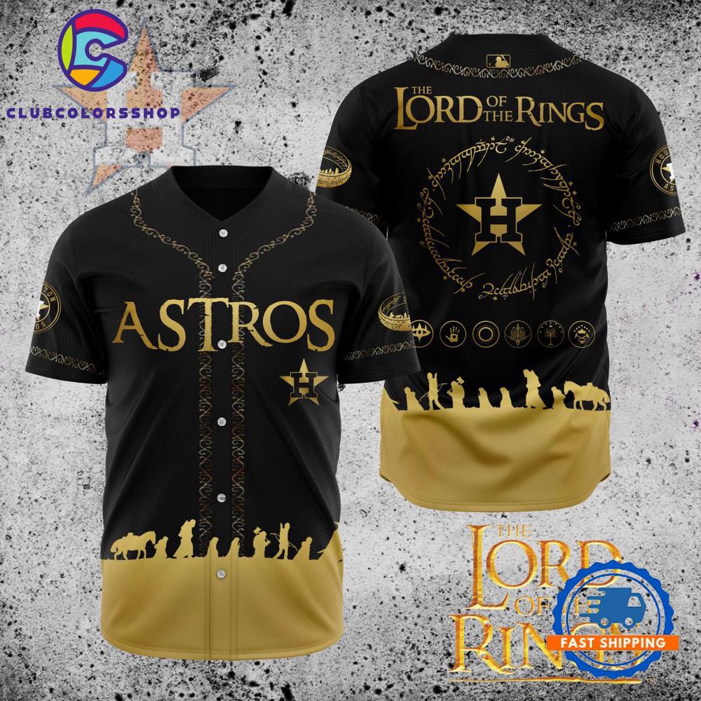 MLB Houston Astros The Lord Of The Rings Baseball Jersey
