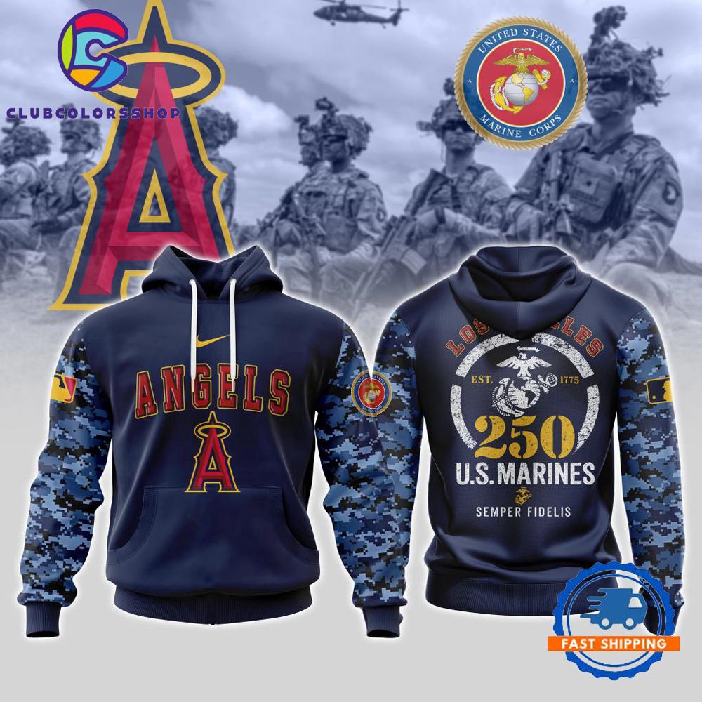 MLB Los Angeles Angels USMC 250th Birthday Design T Shirt, Hoodie, Sweatshirt MLB Los Angeles Angels USMC 250th Birthday Design T Shirt, Hoodie, Sweatshirt