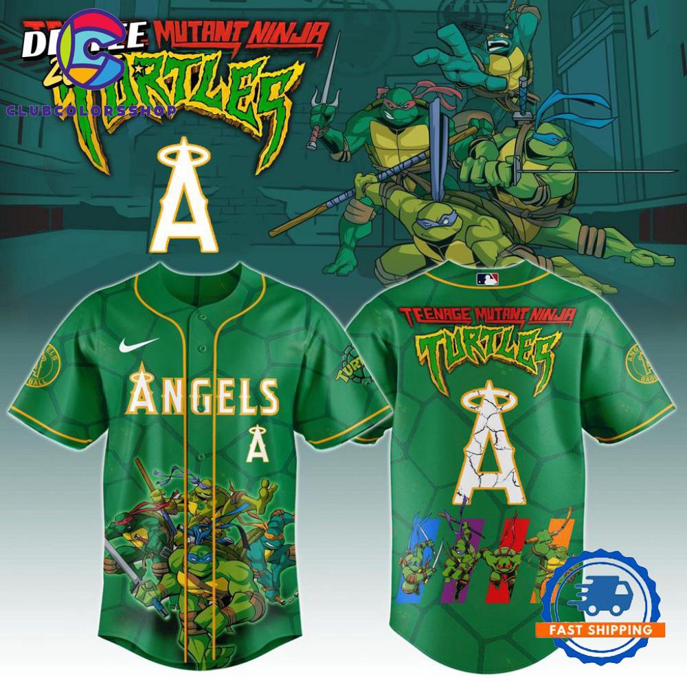 MLB Los Angeles Angels x Teenage Mutant Ninja Turtles Baseball Jersey