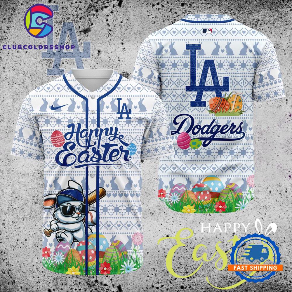 MLB Los Angeles Dodgers Happy Easter Baseball Jersey