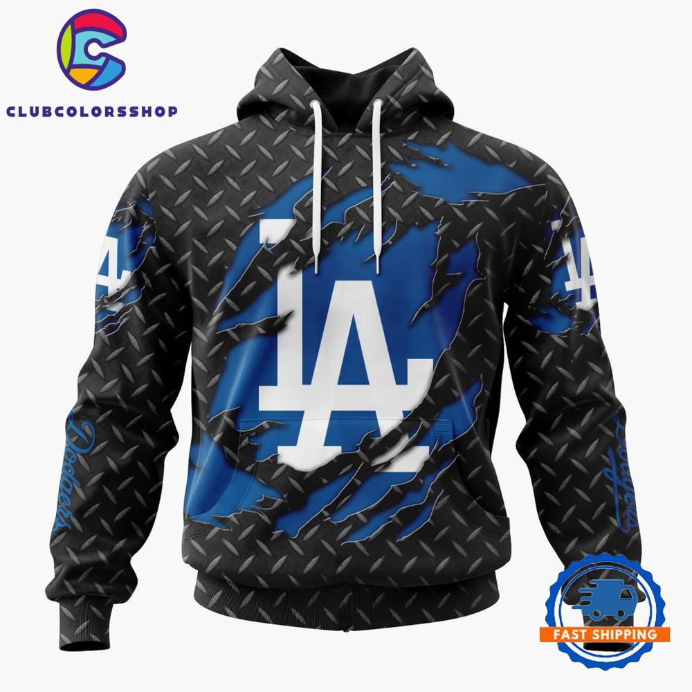 MLB Los Angeles Dodgers Special Black Metal Design Hoodie, TShirt, Sweatshirt