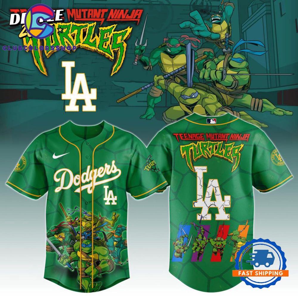 MLB Los Angeles Dodgers x Teenage Mutant Ninja Turtles Baseball Jersey
