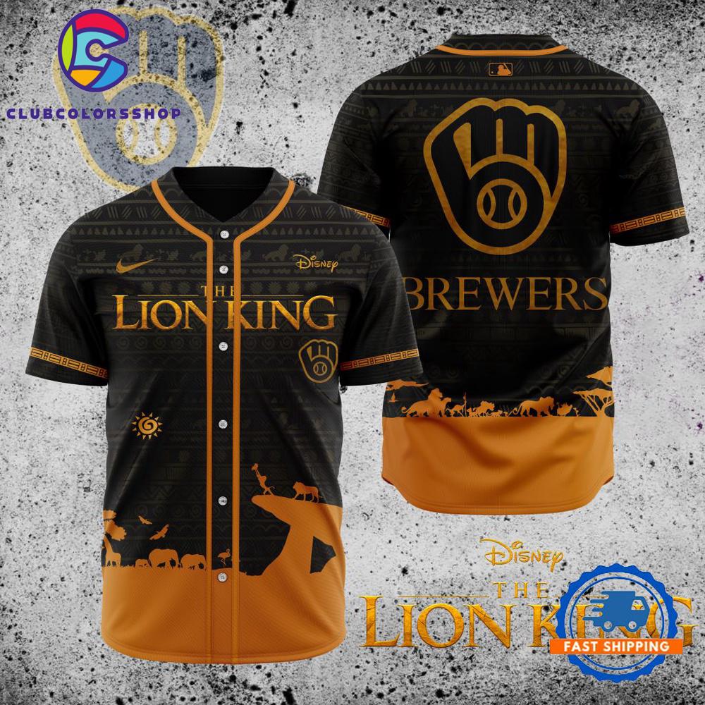 MLB Milwaukee Brewers x The Lion King Baseball Jersey