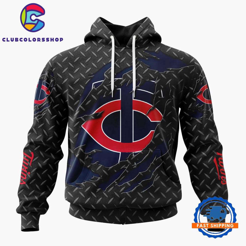 MLB Minnesota Twins Special Black Metal Design Hoodie, TShirt, Sweatshirt