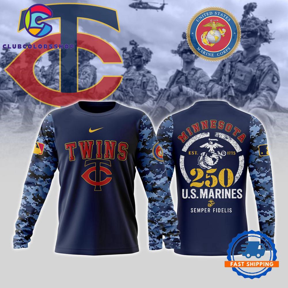 MLB Minnesota Twins USMC 250th Birthday Design T Shirt, Hoodie, Sweatshirt MLB Minnesota Twins USMC 250th Birthday Design T Shirt, Hoodie, Sweatshirt
