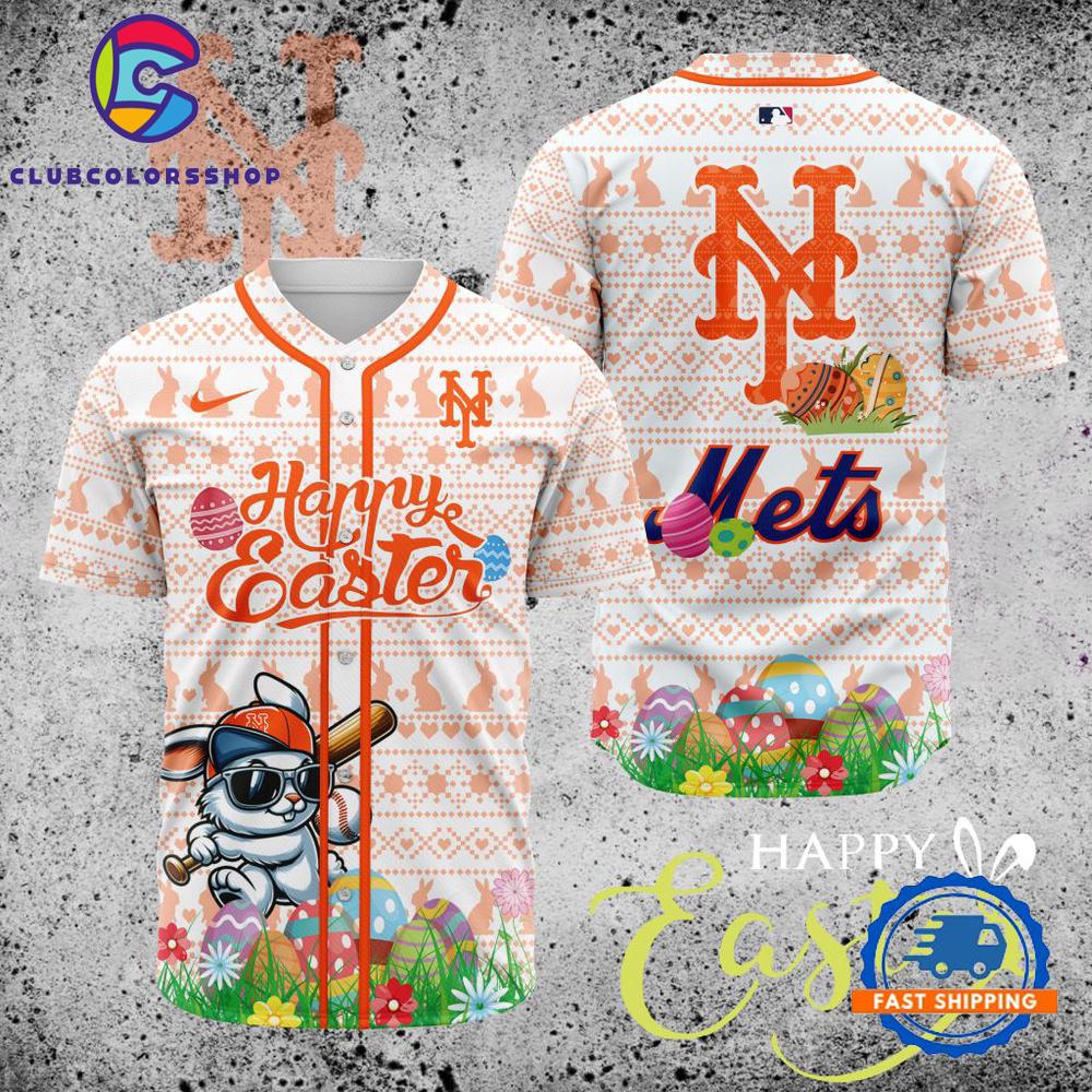 MLB New York Mets Happy Easter Baseball Jersey