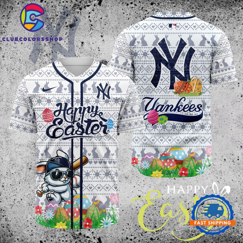 MLB New York Yankees Happy Easter Baseball Jersey