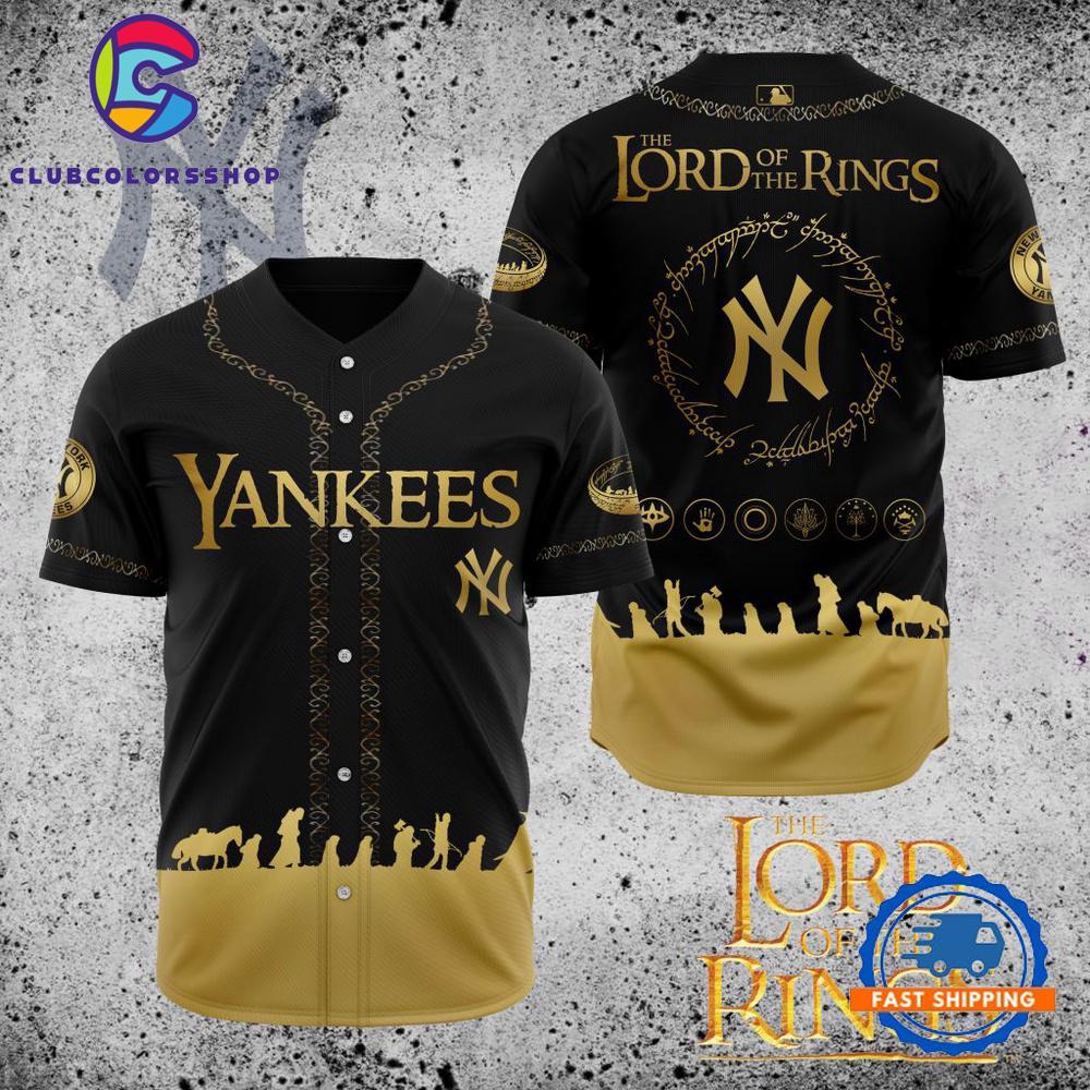 MLB New York Yankees The Lord Of The Rings Baseball Jersey