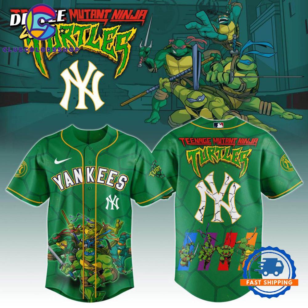 MLB New York Yankees x Teenage Mutant Ninja Turtles Baseball Jersey