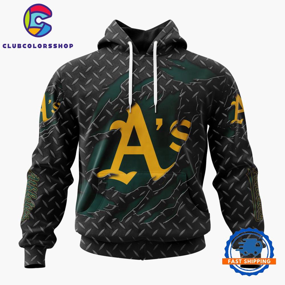 MLB Oakland Athletics Special Black Metal Design Hoodie, TShirt, Sweatshirt