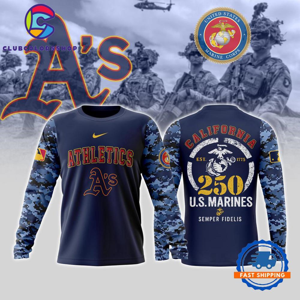 MLB Oakland Athletics USMC 250th Birthday Design T Shirt, Hoodie, Sweatshirt MLB Oakland Athletics USMC 250th Birthday Design T Shirt, Hoodie, Sweatshirt
