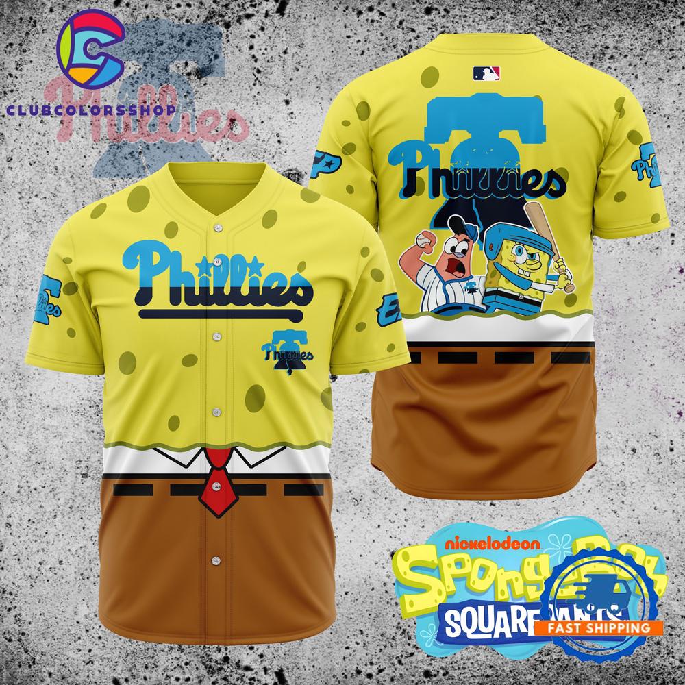 MLB Philadelphia Phillies x SpongeBob SquarePants Baseball Jersey