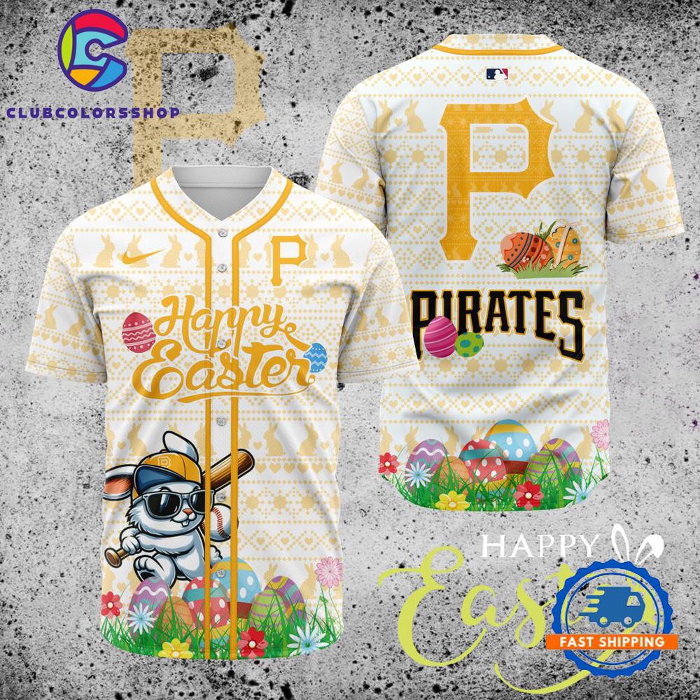 MLB Pittsburgh Pirates Happy Easter Baseball Jersey