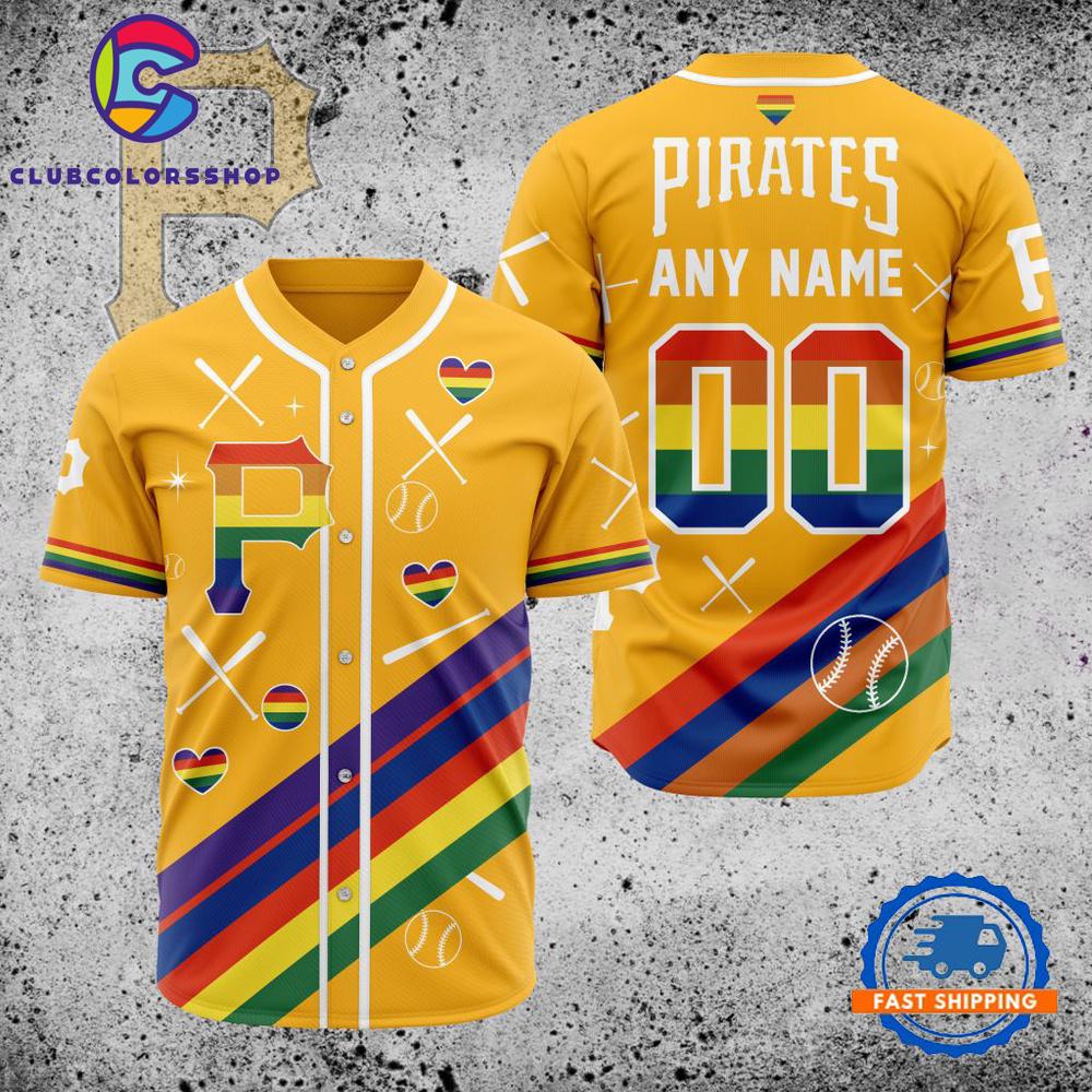 MLB Pittsburgh Pirates Pride Heritage Baseball Jersey