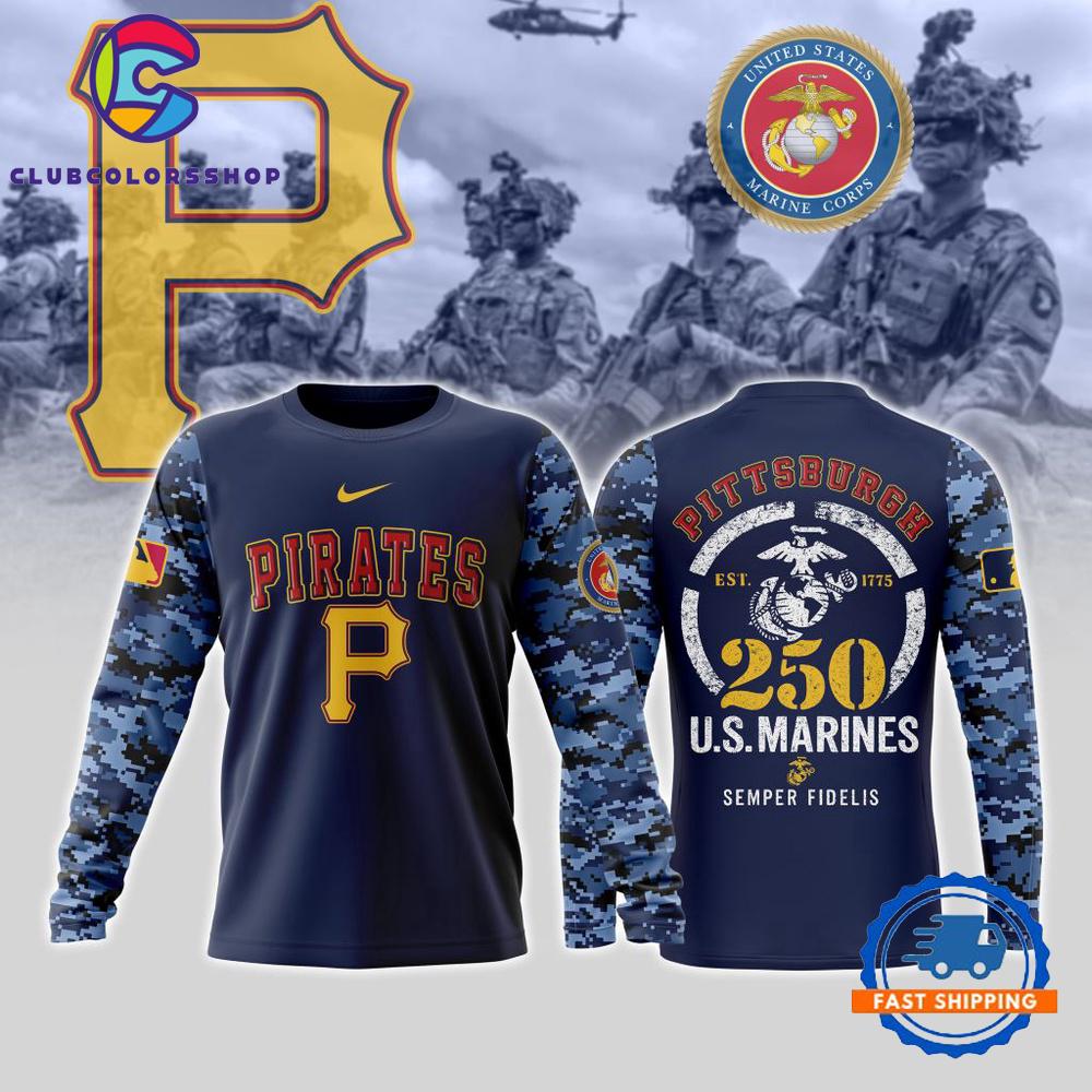 MLB Pittsburgh Pirates USMC 250th Birthday Design T Shirt, Hoodie, Sweatshirt MLB Pittsburgh Pirates USMC 250th Birthday Design T Shirt, Hoodie, Sweatshirt
