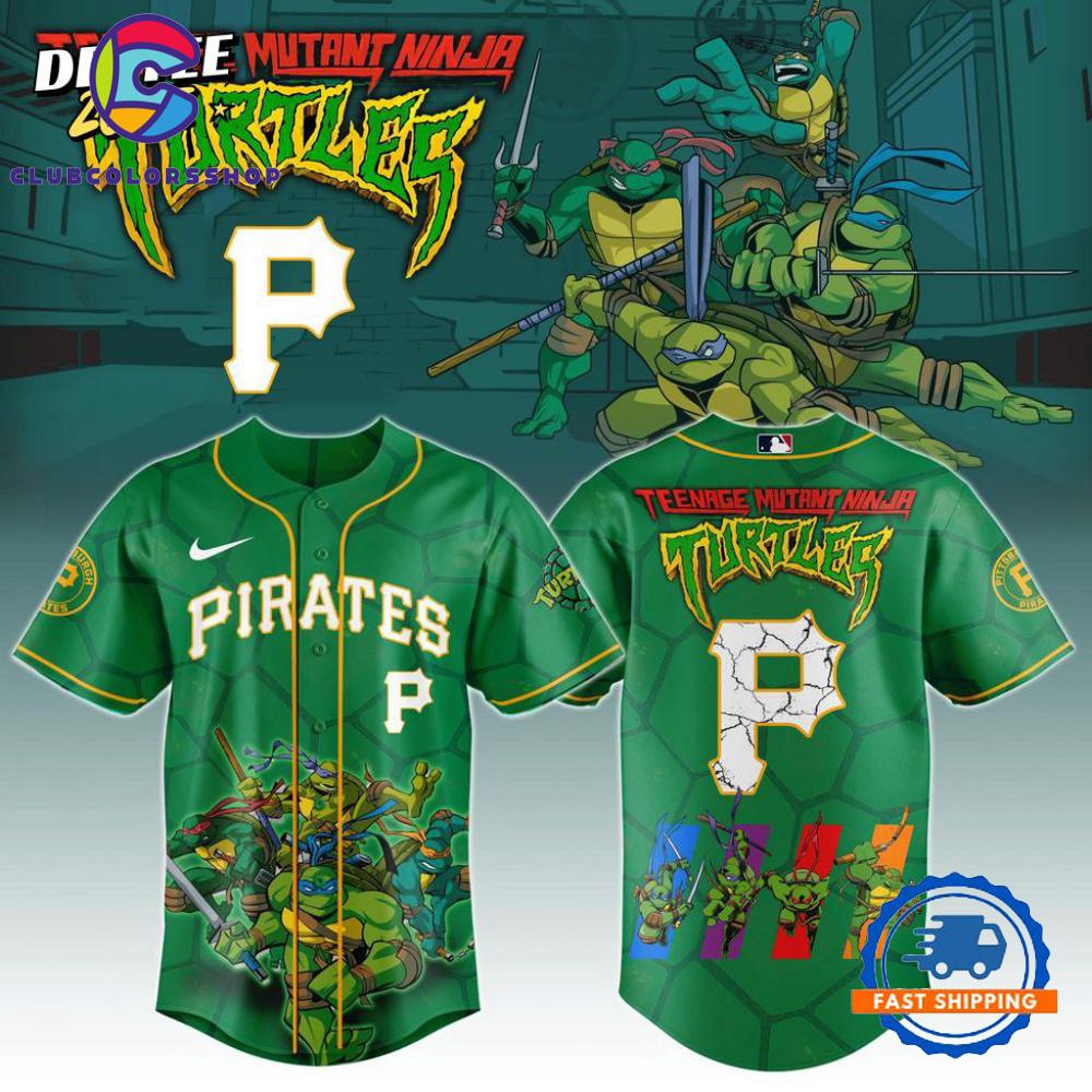 MLB Pittsburgh Pirates x Teenage Mutant Ninja Turtles Baseball Jersey