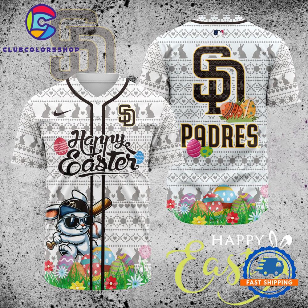 MLB San Diego Padres Happy Easter Baseball Jersey