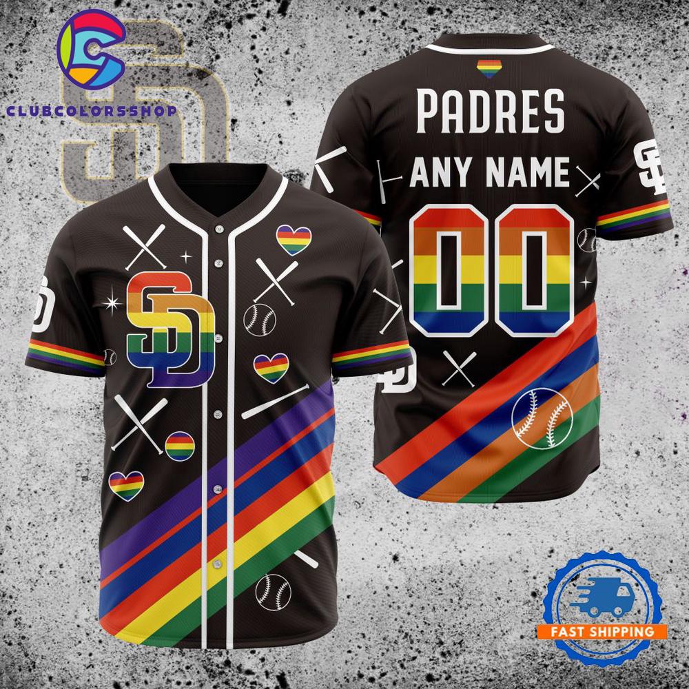 MLB San Diego Padres Pride Heritage Baseball Jersey