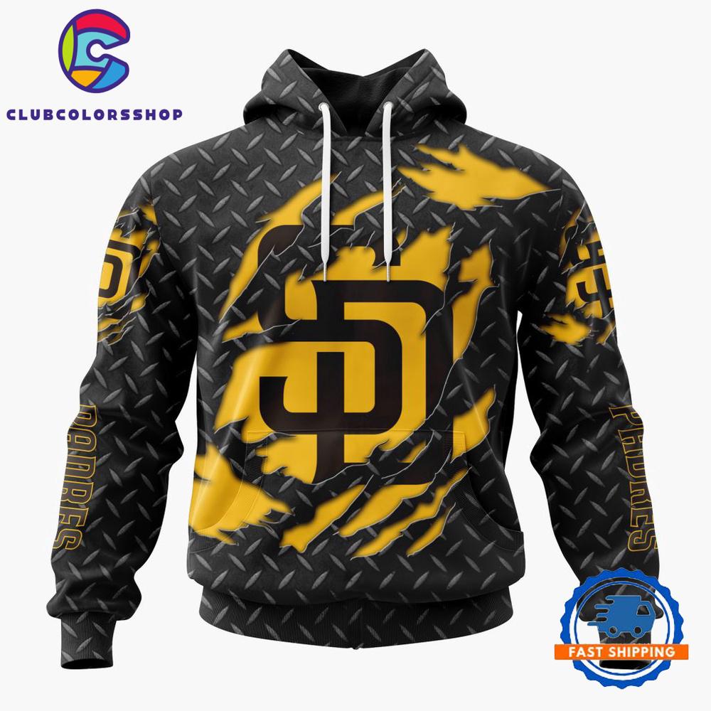 MLB San Diego Padres Special Black Metal Design Hoodie, TShirt, Sweatshirt