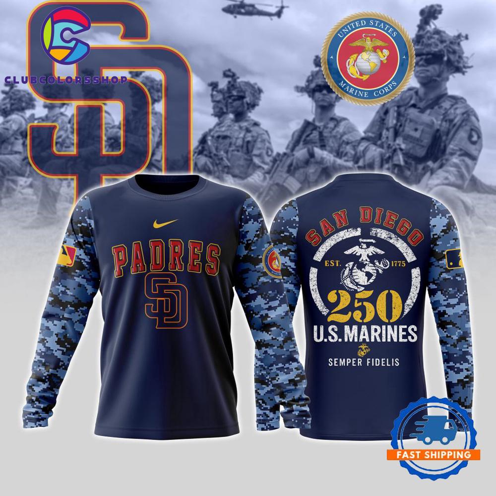 MLB San Diego Padres USMC 250th Birthday Design T Shirt, Hoodie, Sweatshirt MLB San Diego Padres USMC 250th Birthday Design T Shirt, Hoodie, Sweatshirt