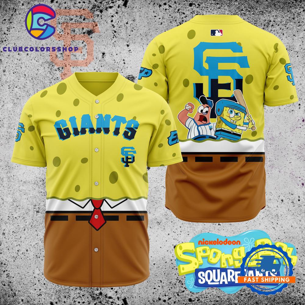 MLB San Francisco Giants x SpongeBob SquarePants Baseball Jersey