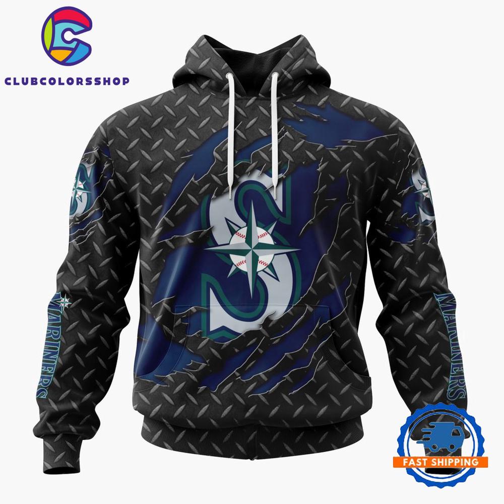 MLB Seattle Mariners Special Black Metal Design Hoodie, TShirt, Sweatshirt