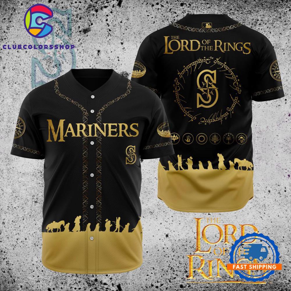 MLB Seattle Mariners The Lord Of The Rings Baseball Jersey
