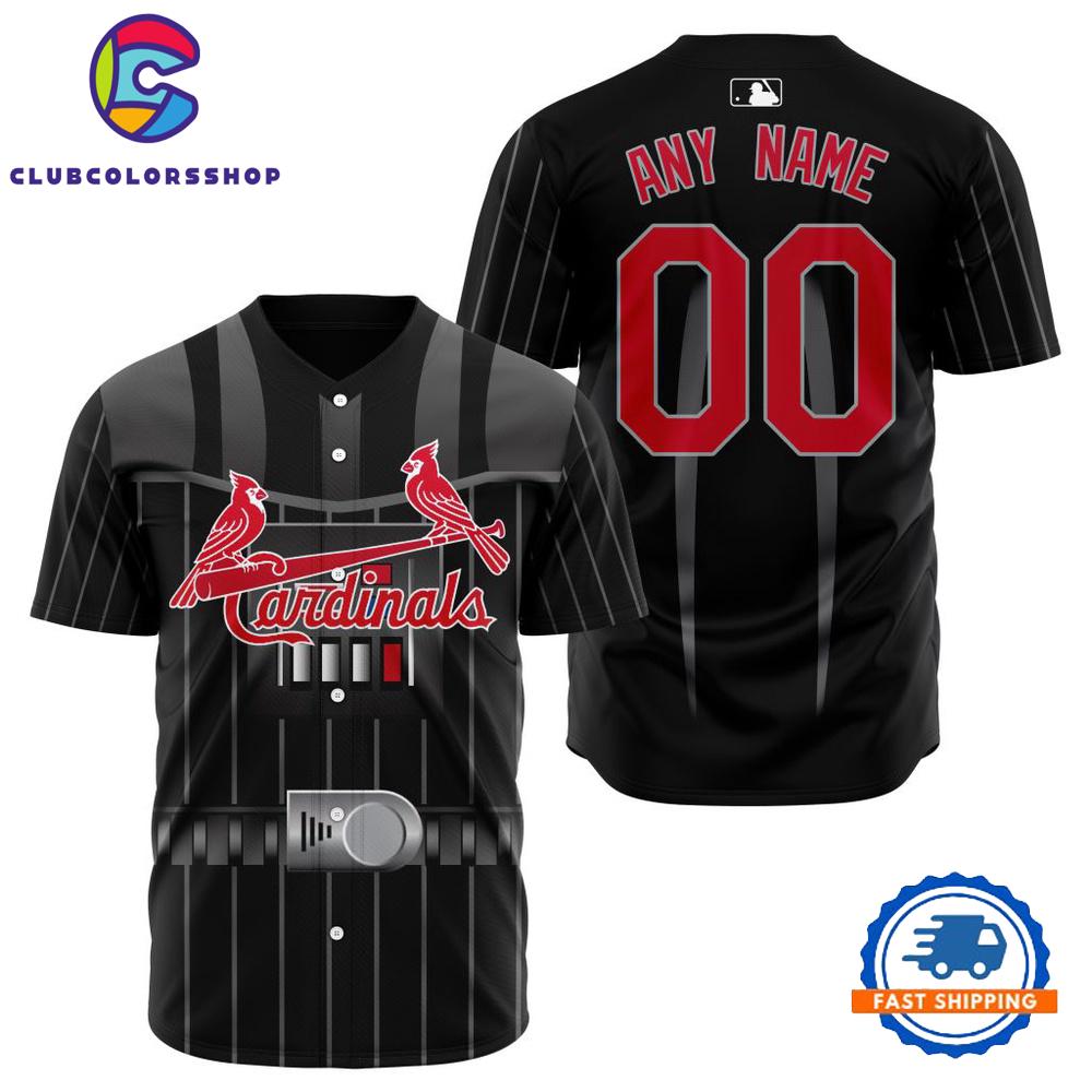 MLB St. Louis Cardinals Special Star Wars Darth Vader Design Jersey Shirt