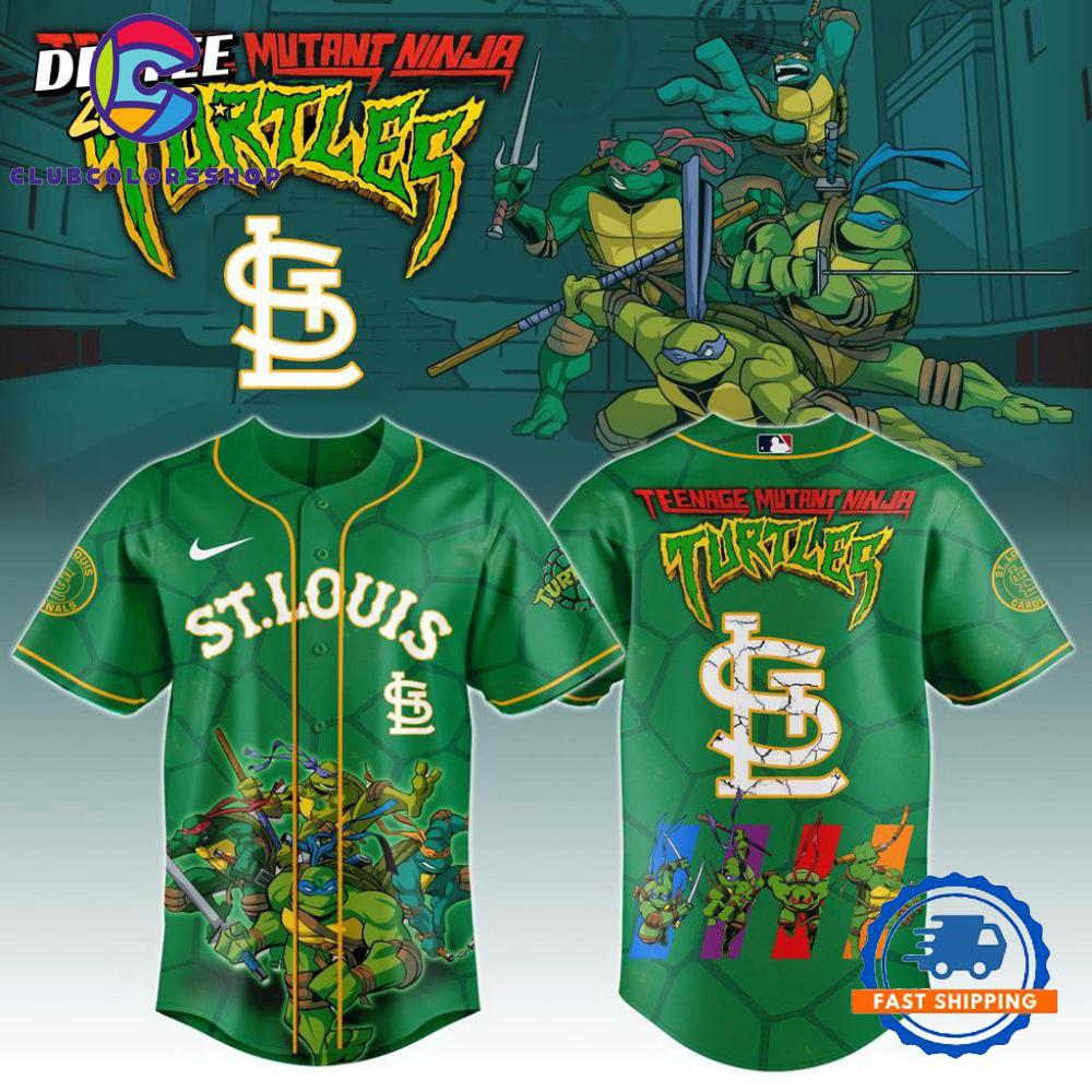 MLB St. Louis Cardinals x Teenage Mutant Ninja Turtles Baseball Jersey