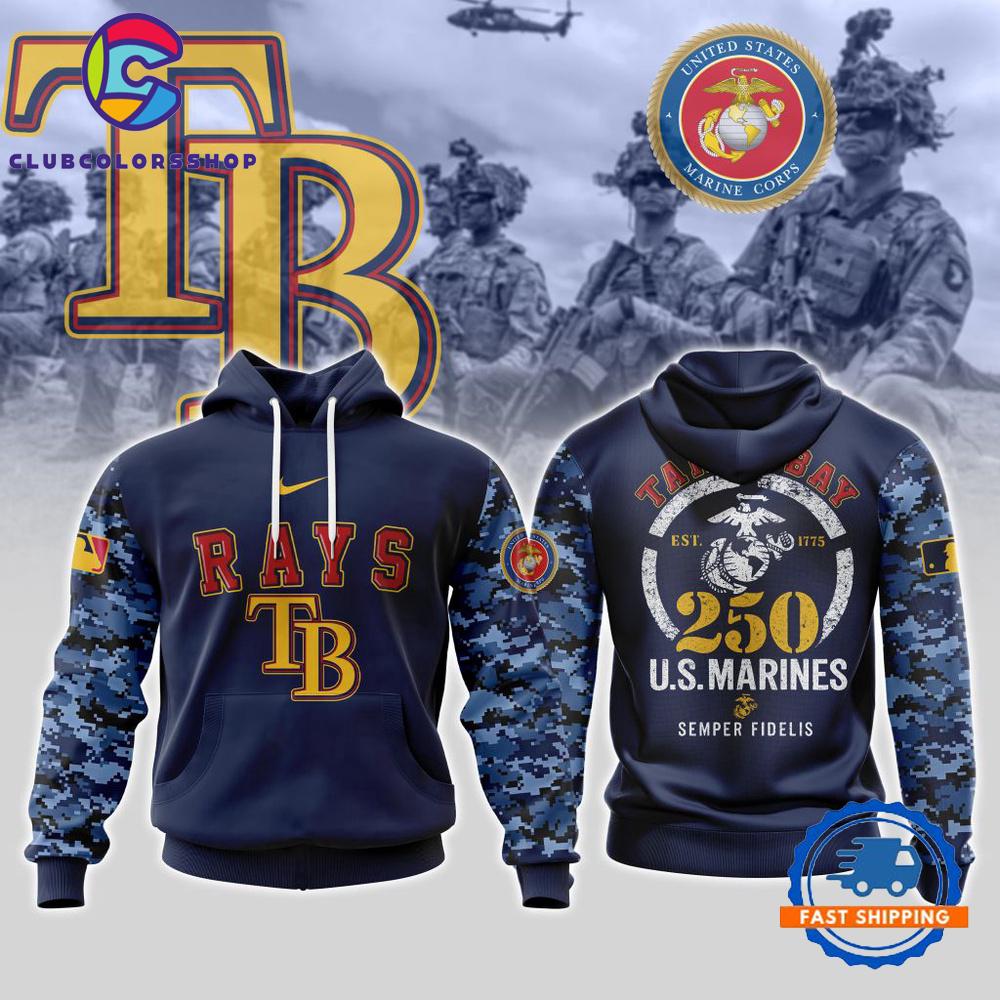 MLB Tampa Bay Rays USMC 250th Birthday Design T Shirt, Hoodie, Sweatshirt MLB Tampa Bay Rays USMC 250th Birthday Design T Shirt, Hoodie, Sweatshirt