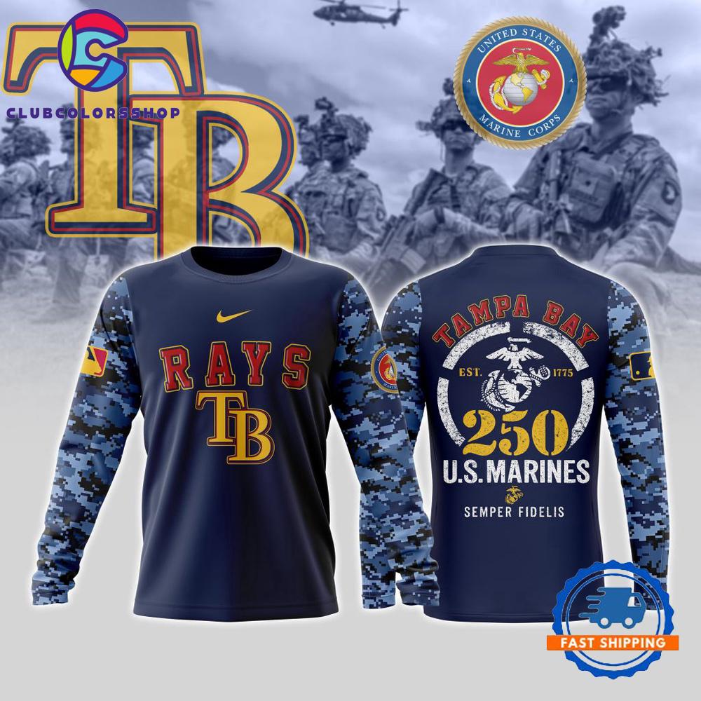 MLB Tampa Bay Rays USMC 250th Birthday Design T Shirt, Hoodie, Sweatshirt MLB Tampa Bay Rays USMC 250th Birthday Design T Shirt, Hoodie, Sweatshirt