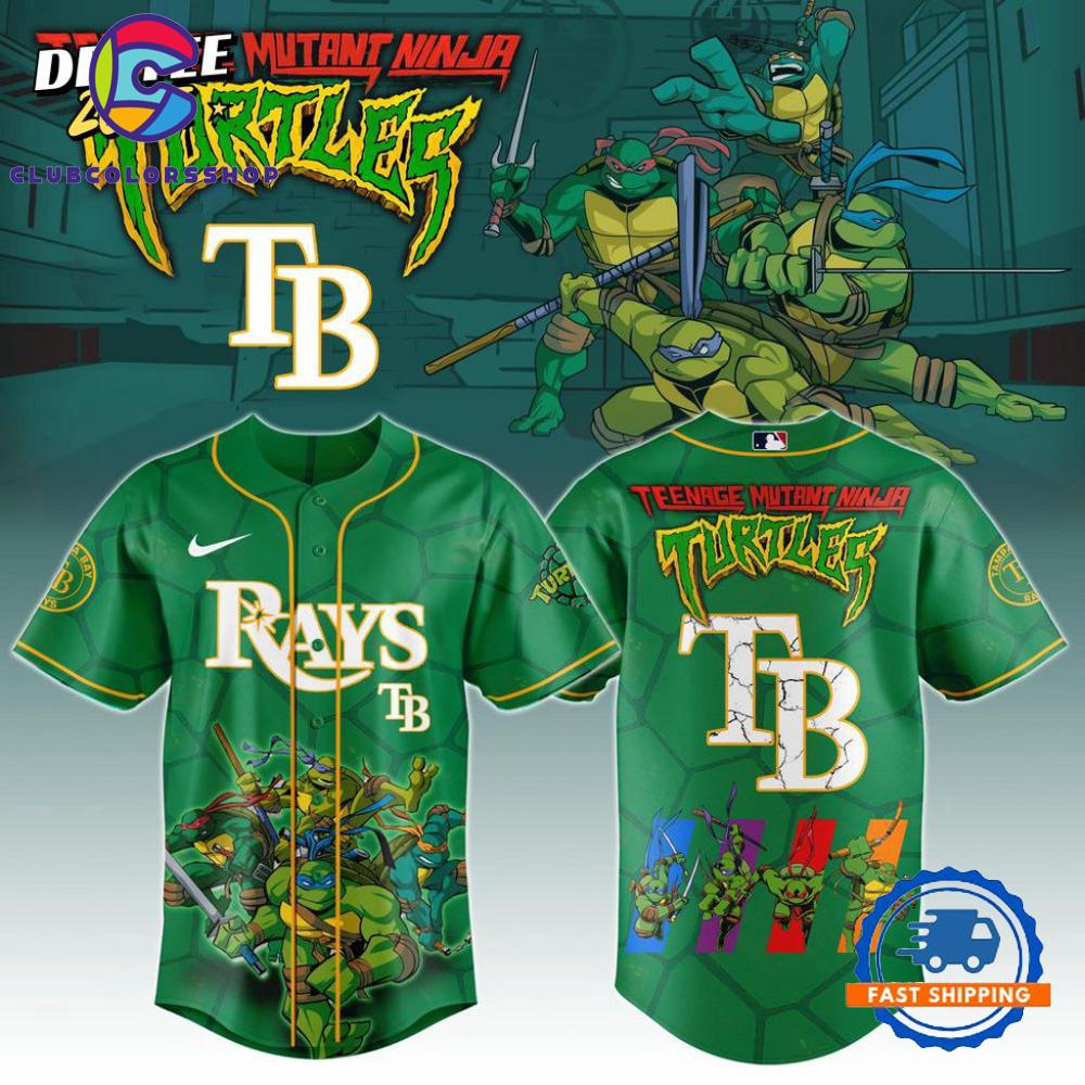 MLB Tampa Bay Rays x Teenage Mutant Ninja Turtles Baseball Jersey