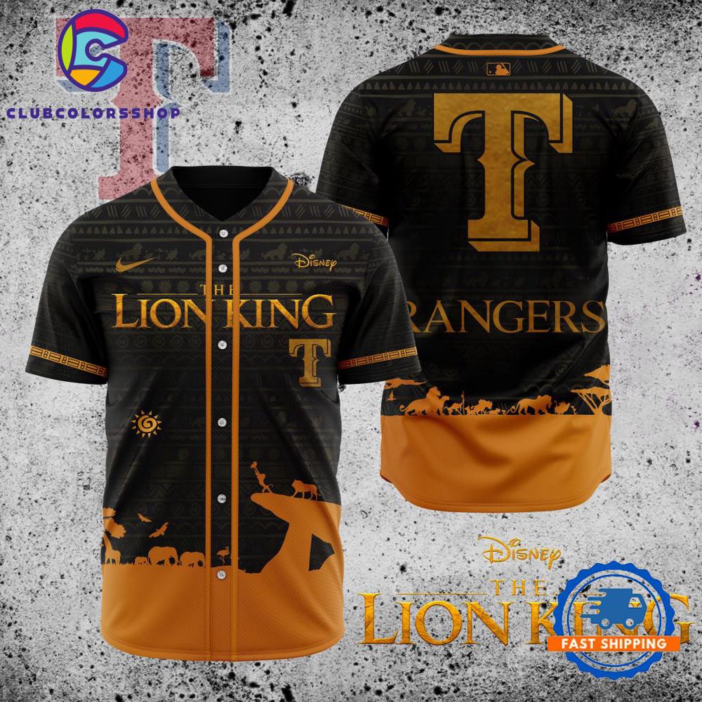 MLB Texas Rangers x The Lion King Baseball Jersey