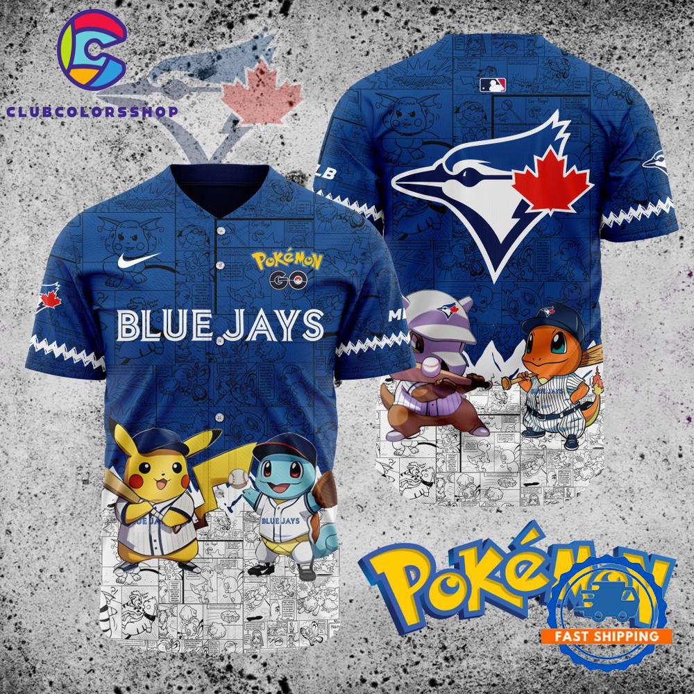 MLB Toronto Blue Jays x Pokemon Baseball Jersey