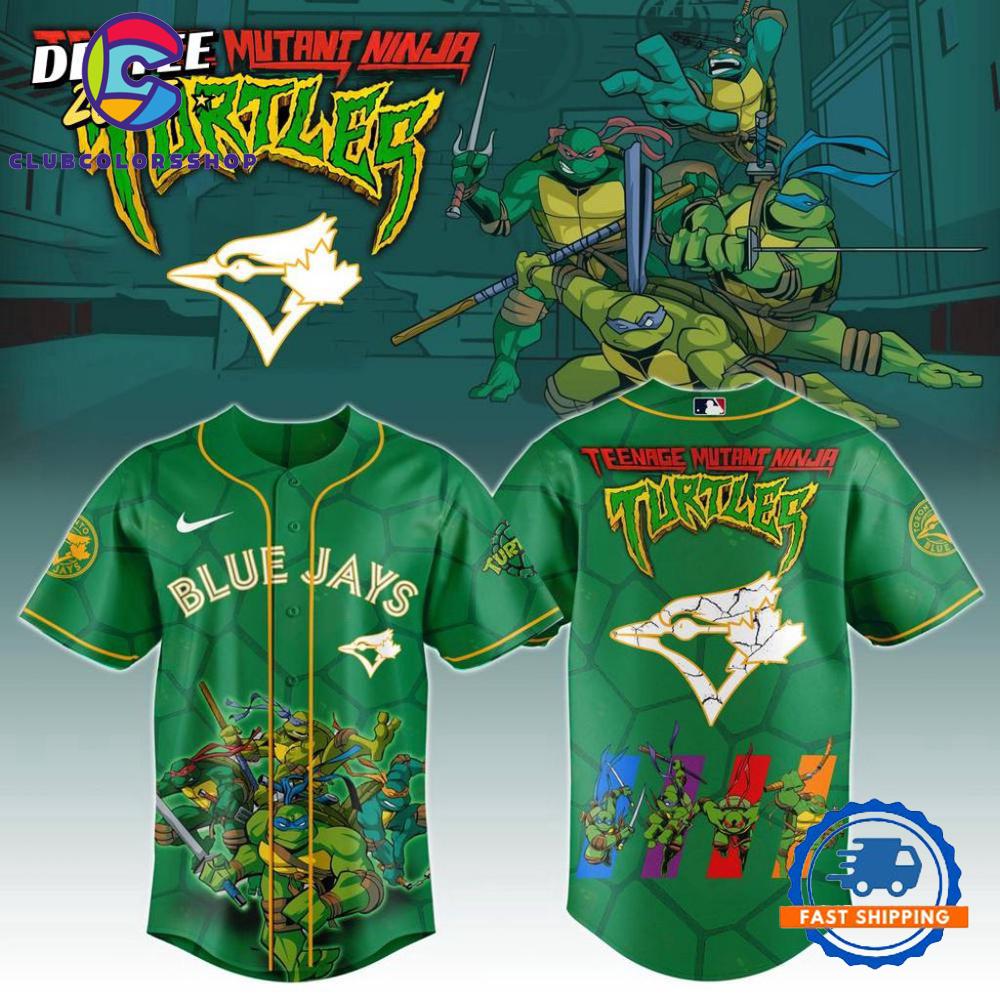 MLB Toronto Blue Jays x Teenage Mutant Ninja Turtles Baseball Jersey