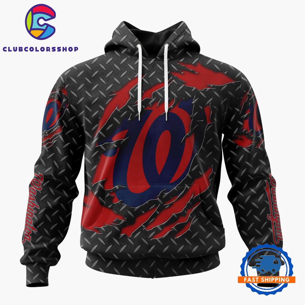 MLB Washington Nationals Special Black Metal Design Hoodie, TShirt, Sweatshirt