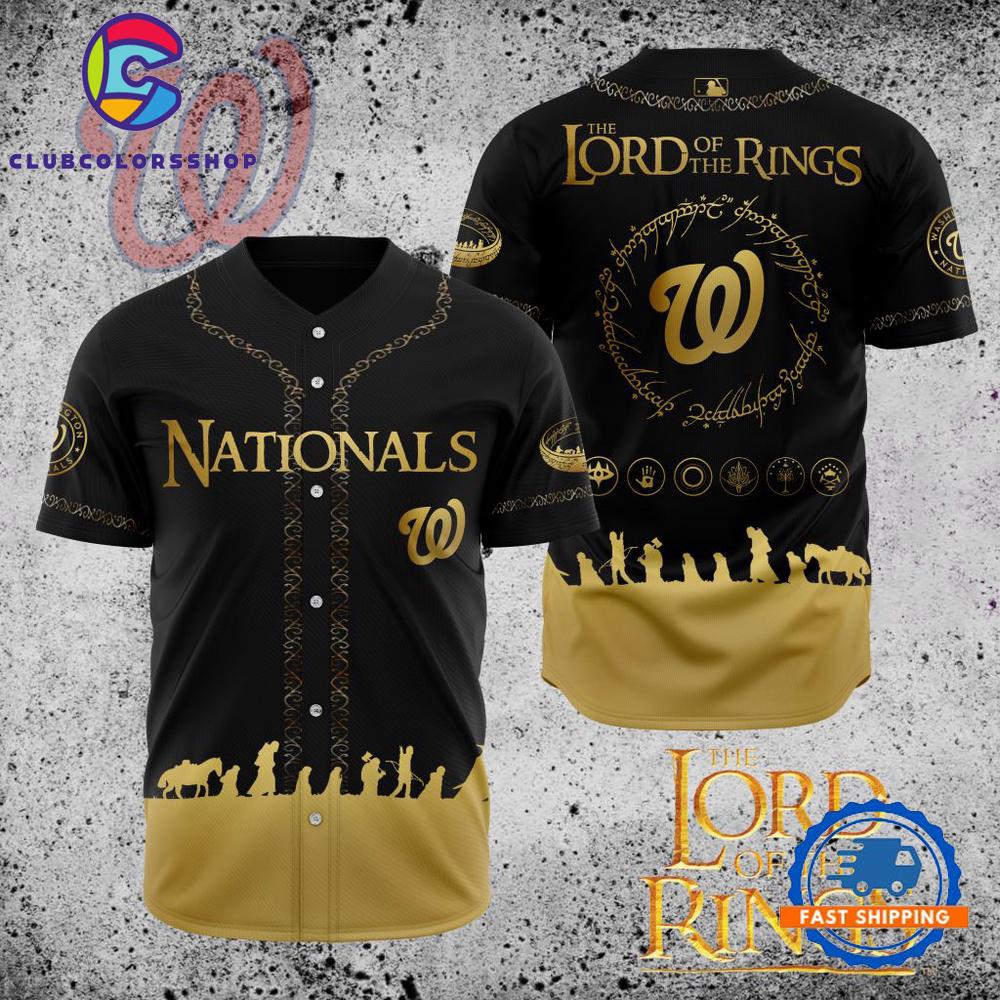 MLB Washington Nationals The Lord Of The Rings Baseball Jersey