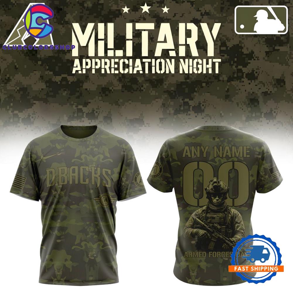 MLB Arizona Diamondbacks Military Appreciation Month T Shirt, Hoodie, Sweatshirt