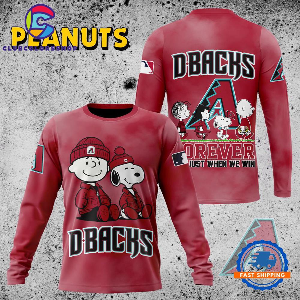 MLB Arizona Diamondbacks Peanuts 75th Anniversary TShirt, Sweatshirt, Hoodie MLB Arizona Diamondbacks Peanuts 75th Anniversary TShirt, Sweatshirt, Hoodie