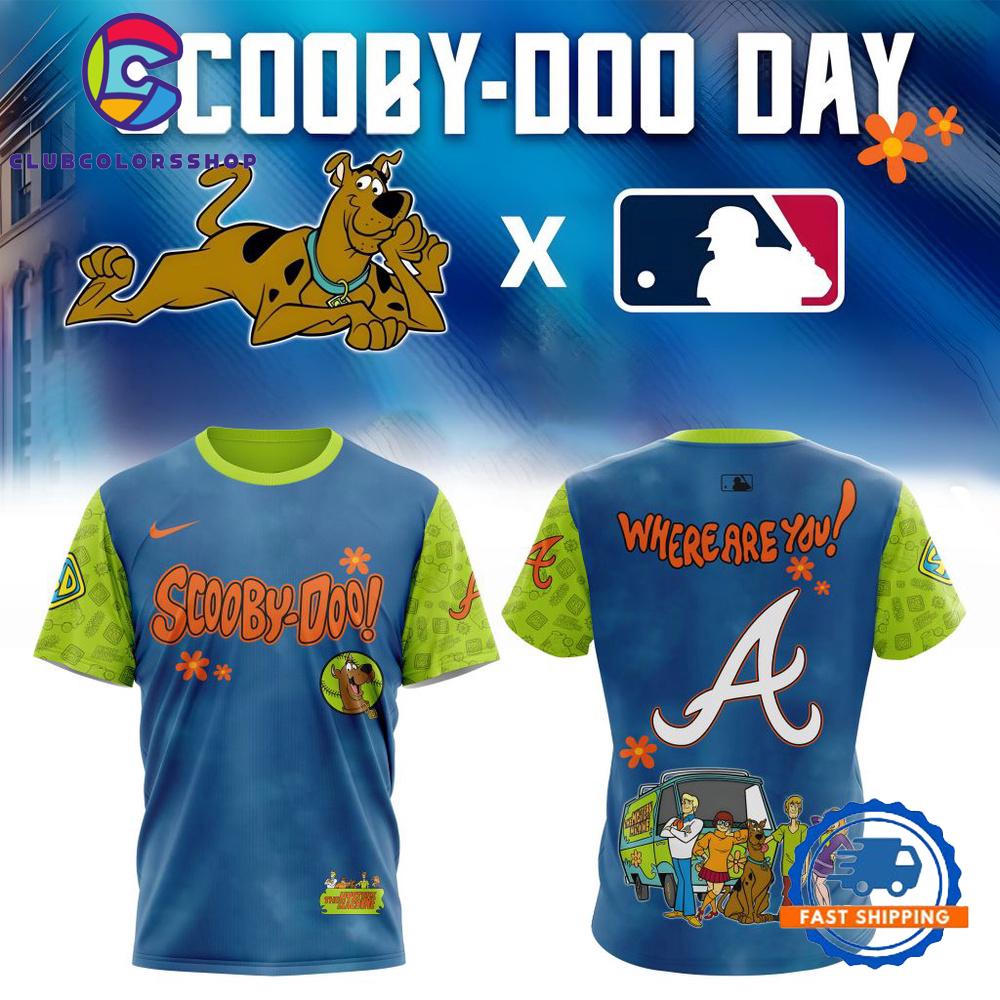 MLB Atlanta Braves x Scooby-Doo T Shirt, Hoodie, Sweatshirt