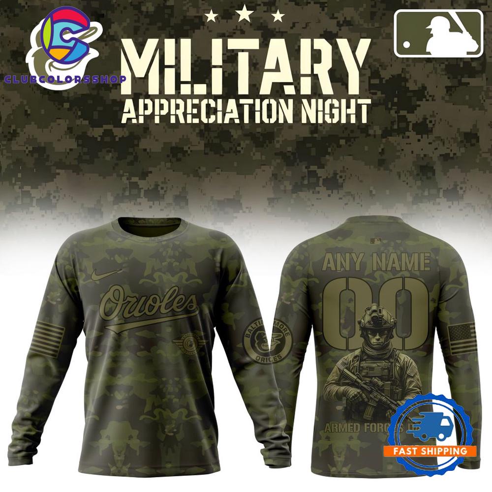 MLB Baltimore Orioles Military Appreciation Month T Shirt, Hoodie, Sweatshirt