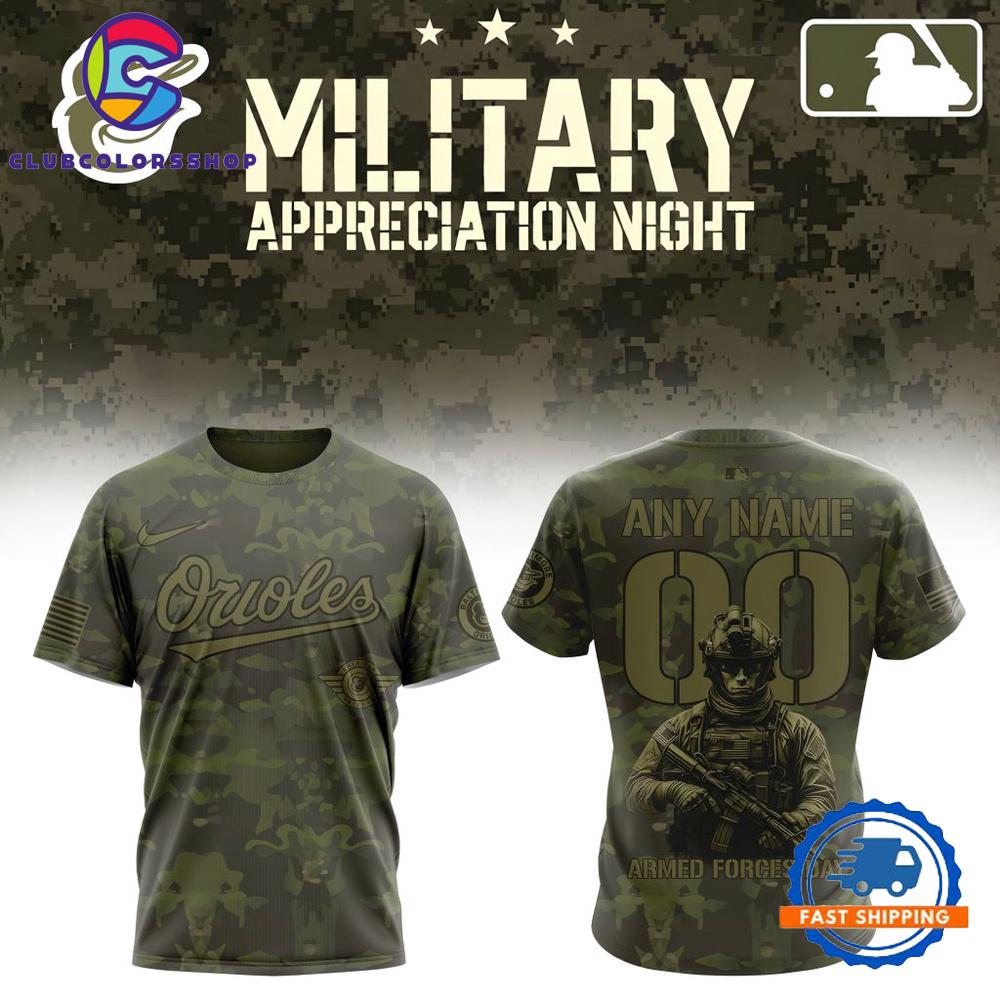 MLB Baltimore Orioles Military Appreciation Month T Shirt, Hoodie, Sweatshirt