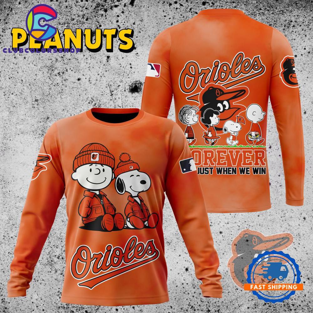 MLB Baltimore Orioles Peanuts 75th Anniversary TShirt, Sweatshirt, Hoodie MLB Baltimore Orioles Peanuts 75th Anniversary TShirt, Sweatshirt, Hoodie