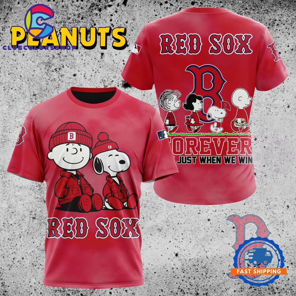 MLB Boston Red Sox Peanuts 75th Anniversary TShirt, Sweatshirt, Hoodie