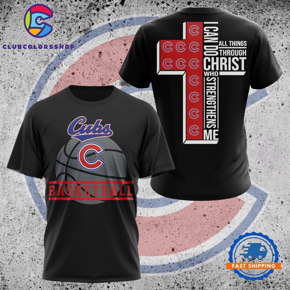 MLB Chicago Cubs I Can Do Christ All Things Through Who Strengthens Me TShirt, Hoodie, Sweatshirt