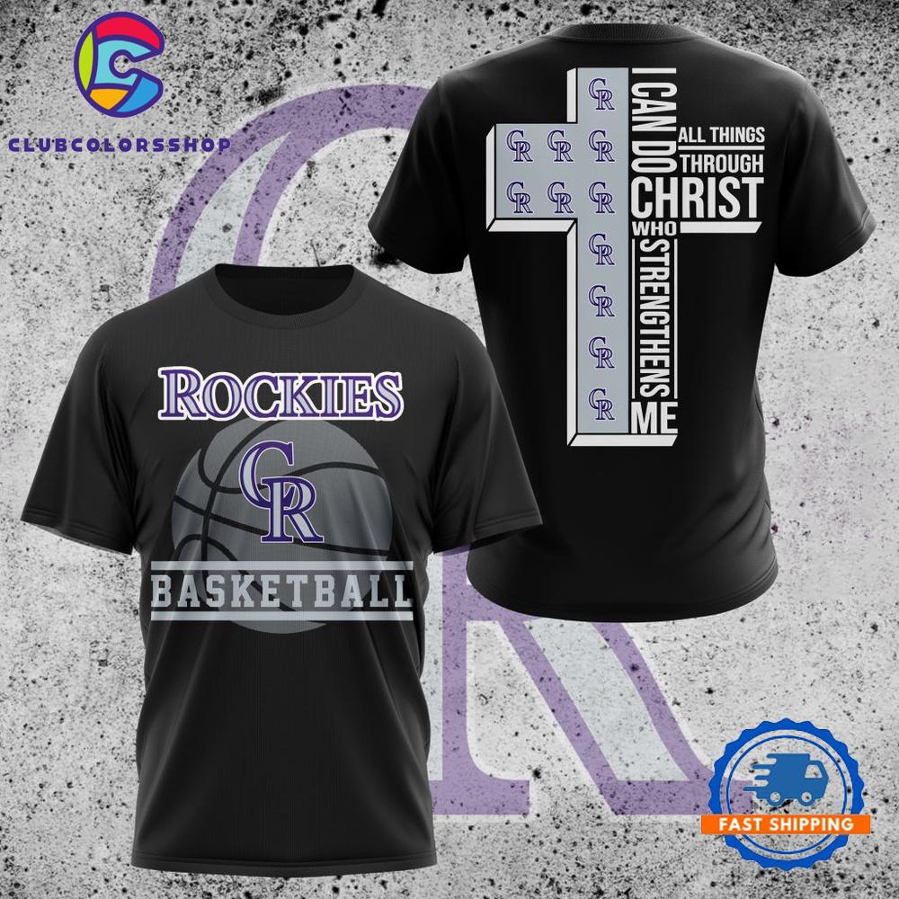 MLB Colorado Rockies I Can Do Christ All Things Through Who Strengthens Me TShirt, Hoodie, Sweatshirt